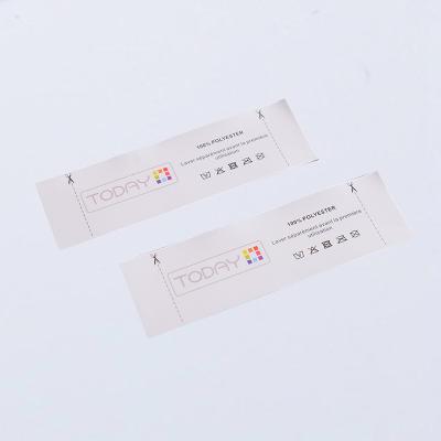 China Viable Factory Direct Supply Custom Printed Logo High Quality Fabric Nylon Wash Care Labels Labels For Clothing for sale