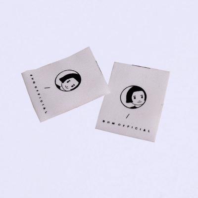 China Good Quality Sustainable Luxury Printed 100% Cotton Wash Care Labels Polyester Custom Apparel Key Labels for sale