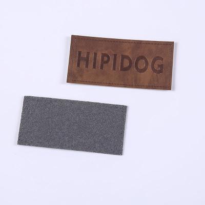 China Custom Brand Logo Leather Clothing Labels Manufacture Viable High Quality Professional Popular Product for sale