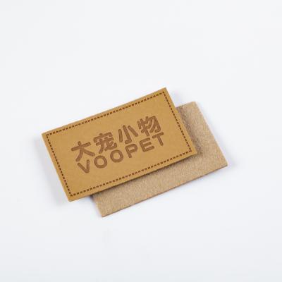 China Factory direct viable popular product leather labels for clothes for sale