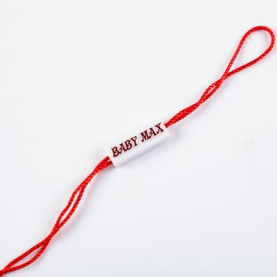 China Custom Logo Nylon Tag Clear Eco Friendly Hang Tag String For Factory Hang Viable Design 2022 New Manufacture for sale