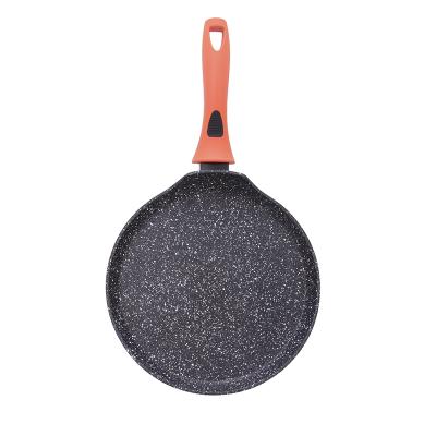 China 2021 New Arrival Hot Selling Forged Aluminum Nonstick Frying Pans with Soft Touch Bakelite Handle for sale