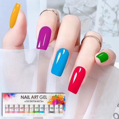 China Nail Salon Nail Art Lacquers Beauty Salon Colors Painting Gel Nails Paint Line Set Kit Soak Off Uv Gel Polish Gel Polish for sale