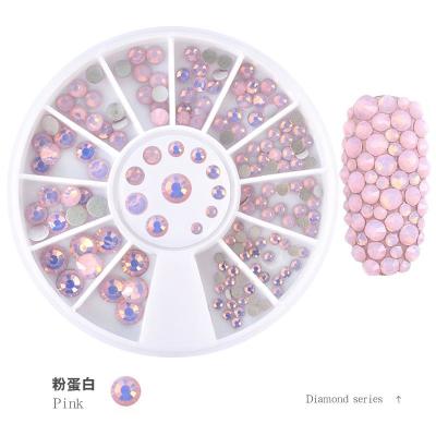 China New Crystals Rhinestone Nail Art DIY Glass Accessories High Quality Nail Decorations for sale