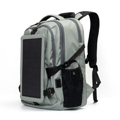 China With USB Smart Backpack with Solar Panel, Boosting Solar Backpack with 10W Detachable Solar Panel for Smart Phones, Tablets, GPS for sale