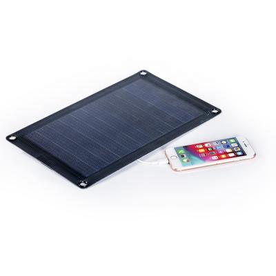 China Ultrathin Waterproof Fabric 10W USB Output Solar Panel Charger For Mobile Phone for sale