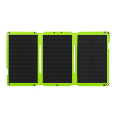 China Outdoor Activities OEM ODM Fold Battery Mini ETFE Portable Solar Panel 5V 9V 30W Usb Mobile Phone Battery for sale