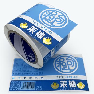 China Waterproof Logo Rectangle Custom Color Waterproof Pet Vinyl Sticker Labels Food Labels for sale