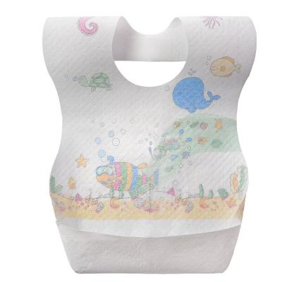 China Waterproof Water Proof Sterile 20pcs/lot Disposable Bib Kids Baby Eat Bibs for sale