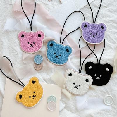 China Lovely Little Bear Rabbit Shape Handmade Name Tag Baby Mom Dangle Bag Ornaments Kids Name Stickers Listing Kids Accessories New for sale