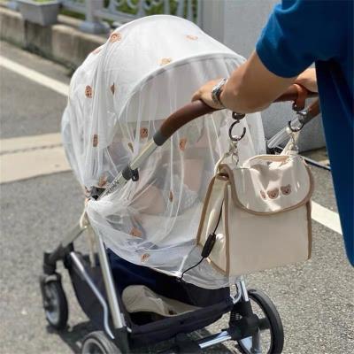 China Folded Mesh Stroller Infant Mosquito Net Baby Accessories Bug Mosquito Bug Shield Net Safe Infants Stroller Stroller for sale