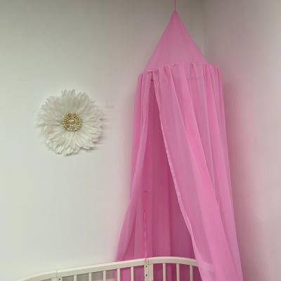 China LLIN Baby Crib Mosquito Net Kids Around Dome Tent Indoor Princess Kid Bed Canopy for sale