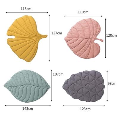 China High Quality Carpet Covering Infants Decor Machine Room Baby Cotton Leaf Play Construction Crawling Mat for sale