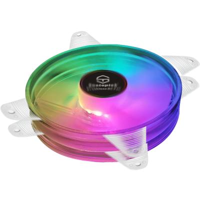 China Computer Game Case RGB Fan With 120mm Computer Case Fan CPU Cooler Master PC Fans Remote Control for sale