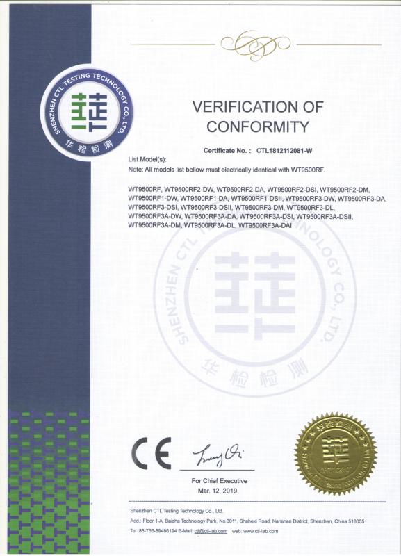 CE - Chengdu Witoeas Technology Co., Ltd.