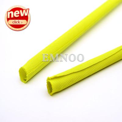 China High Density Cable Protection Pet Easy Install Spiral Cable Wrap Self Closing Wrap Braided Sleeving Cable Semi Conealed for sale