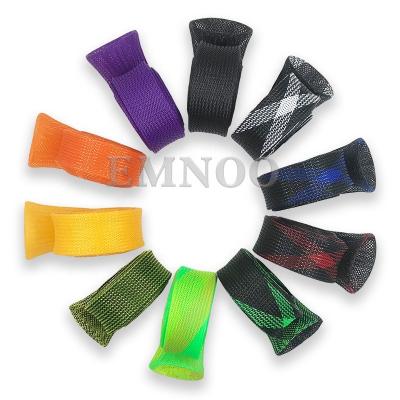 China Expandable Fishing Pole Rod Protector Cover PET Rod Protection Colorful for sale