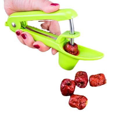 China Portable Fruit Viable Tool Seed Remover Hollow Punch Cherry Pitter Kitchen Instruments Accessories for sale