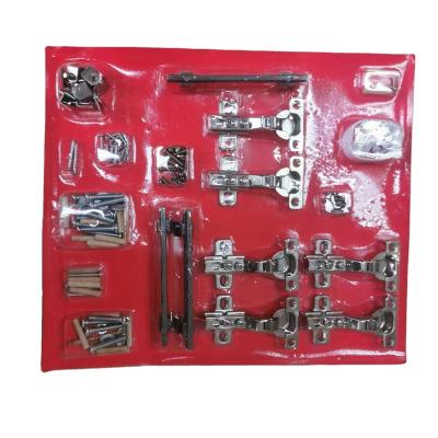 China Packing Ware Factory Fastener Hardware Hooks Small Spike Flat Head Zinc Plated Assortment Screw Kit Packaging PET Clamshell Blister Box for sale