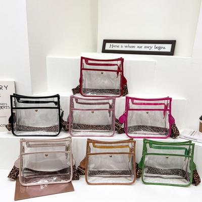 China Transparent PVC Jelly Shoulder Bag Personalized Stadium Ladies Handbag Beach Fashion Outdoor Travel Waterproof Summer Cross - Body Bag Purses for sale