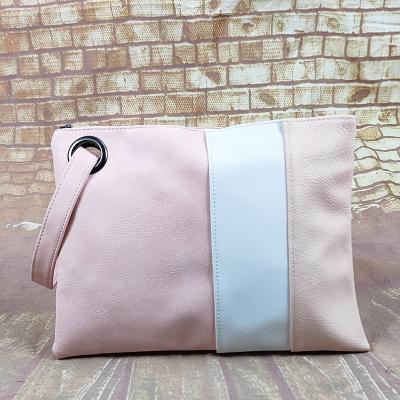 China High Quality Quilting Soft Leather Clutch Women's Oversized Daily Purse Fanshion Color PU Strap Three Shoulder Bag Soft Leather Envelope Bag Purse for sale