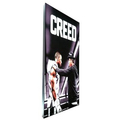 China Adertising Wall Mounted Frameless Display Shopping Mall Metro LED Fabric Light Box for sale