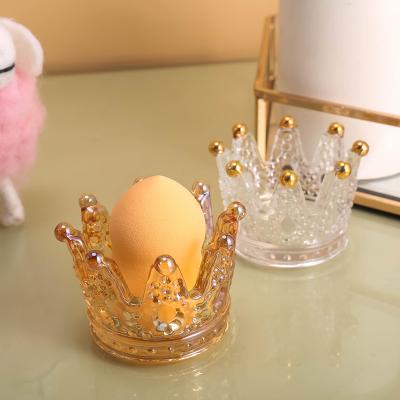 China Makeup Tools Cosmetic Tools Unusual Crown Shape Make Up Beauty Sponge Holder for sale