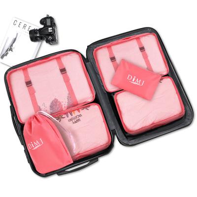 China Fashion Eshop Hotsale Waterproof Compression Tote Cubes Canvas Set for sale