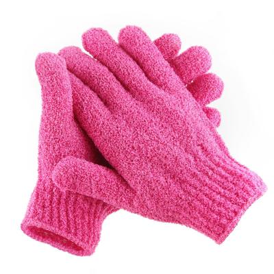 China EXFOLIATE Cheap Price Bathing Gloves Shower Exfoliator For Bath And Body Wash Gloves Rah for sale