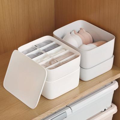 China Plastic Material Manufacturing Storage Box Sustainable Organizer For Clothes Great For Travel Take Out Box for sale