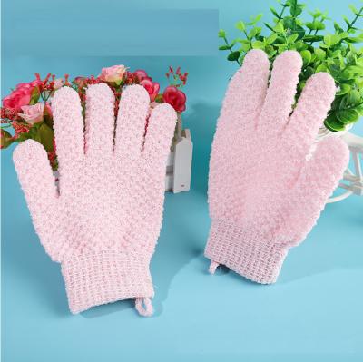 China EXFOLIATE Factory Procduced Body Massage Exfoliating Bath Gloves For Shower for sale