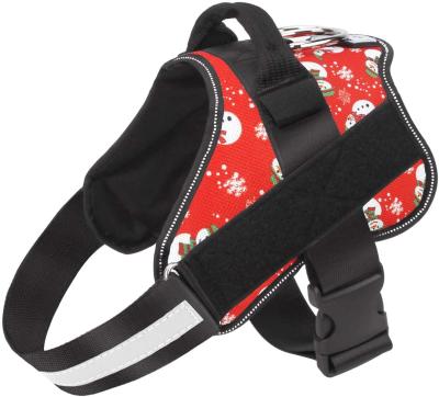 China Personalized Breathable Adjustable Dog Harness No-Pull Dog Reflective Vest Pet Harness With Handle For Outdoor Walking for sale