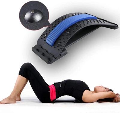 China Comfortable Lumbar Back Multi Level Back Massager Back Pain Stretcher Lumbar Pain Relief Device For Herniated Disc Scoliosi Sciatica for sale