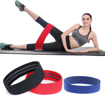 China Wholesale Custom Printed Elastic Non Slip Cloth Gym Loop Resistance Bands Popular Resistance Bands For Fitness for sale