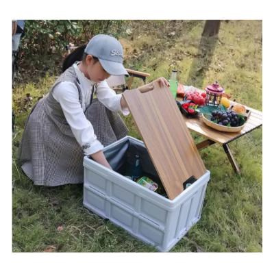 China Modern Folding Storage Boxes Outdoor Folding Car Clothes Foldable Plastic Other Organizer Bins and Camping Storage Boxes for sale