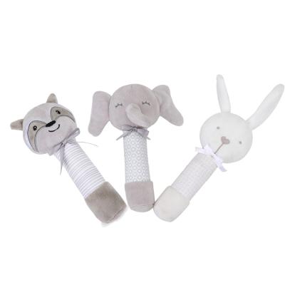 China Soft High Quality Children's Hand Ring Cartoon Rabbit Nutria Voice Animal Hand Ring for sale