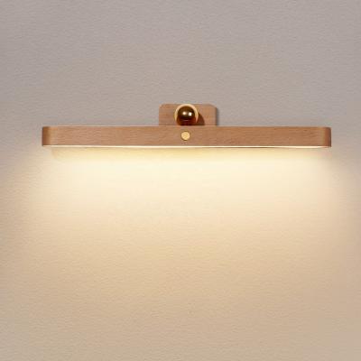 China Front Light Strip Magnetic Light Fill Night Light NO-HB006 Bedside Reading High Quality Eye Bedroom USB Vanity Mirror Cabinet for sale