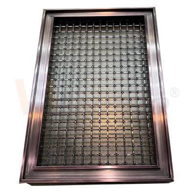 China Het Roestvrije staal Decoratieve Draad Mesh Panels 201 van de koffiekleur Rang 304 316 Te koop