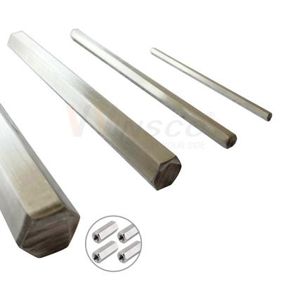 China Factory Acero Inoxidable Bar AISI 201 304 316 Solid Shaft Welding Stainless Steel Hexagon Rod for sale