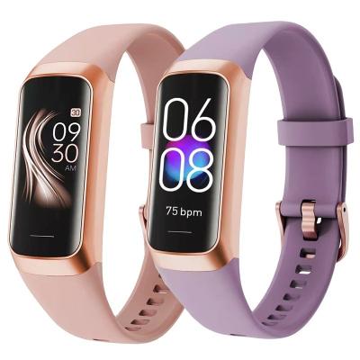 China Dual SIM Card Wearable Devices Smart Watch C60 amoled 2022 Wristband Body Temperature Blood Oxygen Monitor 3ATM WaterproofSmart Watches for sale