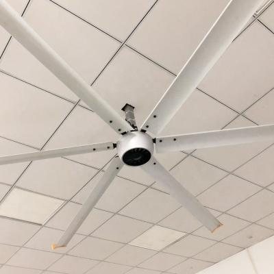 China AMTHI 17ft Aluminum 5 Blade Industrial Large Hunter HVLS High Volume HVLS Ceiling Fans for Warehouse for sale