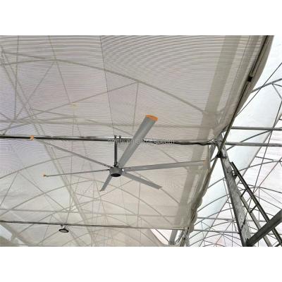 China AMTHI 3.6m 7.3M 12ft 16ft HVLS Industrial Big Ceiling Fan Motor voor Filippijnen Warehouse Te koop