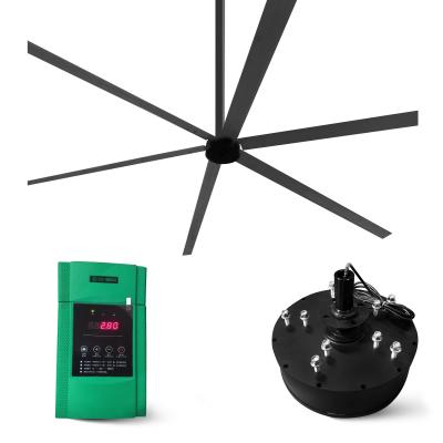 China Large Industrial 16ft 20ft Big Ceiling Fan with 6.1m-7.3m Fan Length and Air Volume ≥203 for sale