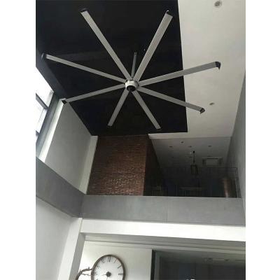 China Industrial Ceiling Fan 1500W 220V BLDC Commercial HVLS Fan with Rated Current 2.5A for sale