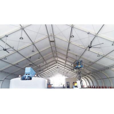 China AMCLING Large Air AC Motor HVLS Ceiling Fan Optimal Air Flow for Manufacturing Plant for sale