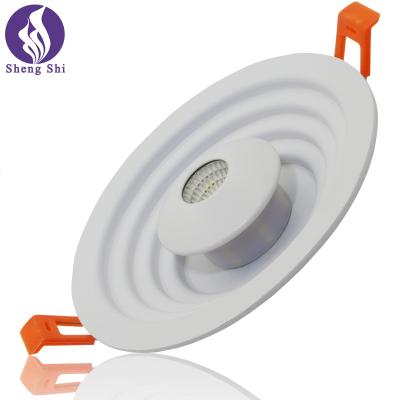 China Modern 3 in 1 shopping mallsCeiling downlight 5 inch round white COB SMD hotel lights light recessed ceiling downlight 5 inch down lights for sale