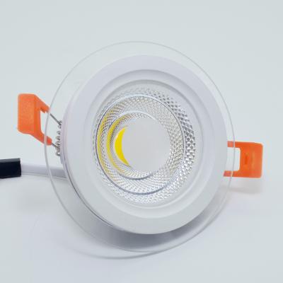 China 2021 hot sale modern plastic downlight recessed ceiling spotlight 6W COB LED downlight best for home hotel restaurant for sale