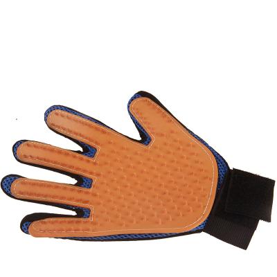 China Pet Viable Hair Remove Pet Cat Dog Grooming Glove Brush Bath Massage Silicone Glove Pet Wash Glove for sale