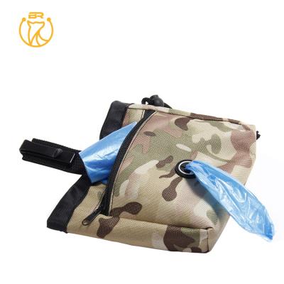 China Viable Pet Snacks Training Waist Bag Dog Food Pet Treat Pouch With Waste Bag for sale