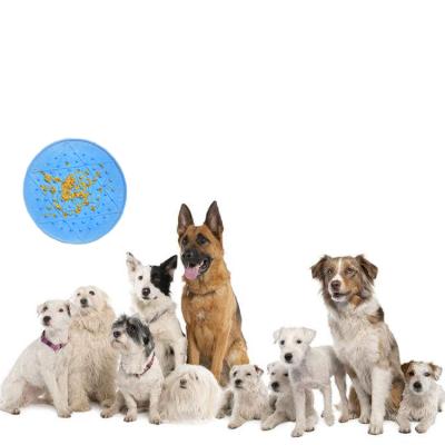 China Automatic Silicone Dog Licking Slow Distraction Silicone Dog Bath Dish Protection Pet Dog Food Suction Feeding Training Cup for sale